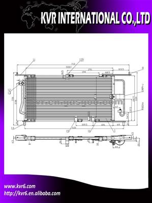 Auto Air Conditioning Condenser For GM CORSA CLASSIC ORIGINAL 2003 OEM GM-9325611