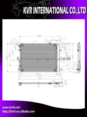 Car Air Conditioning System Condenser For KIA PORTER 2007/KIA SORENTO 03-06 OEM 97606-3E601