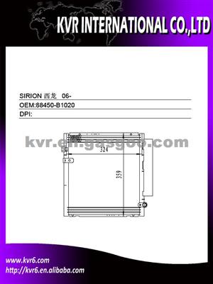 Car Air Condition Condenser For DAIHATSU OEM 88450-B1020