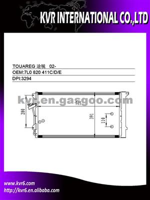 Car Air Conditioner Condenser For VOLKSWAGEN TOUAREG Oem 7L0 820 411C