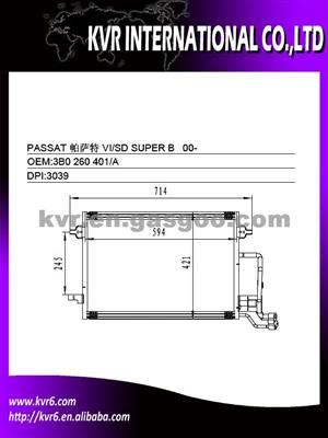 Condenser For VOLKSWAGEN PASSAT VI Oem 3B0 260 401