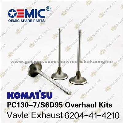 Komatsu S6d95 S4D95 Engine EXHAUST VALVE