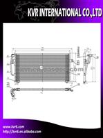 Oe Quality Condenser For VOLVO OEM 30897260 / 30818183 4945635 30871579