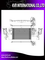 Air Conditioning Condenser For Opel OEM 52464526 1618073 1850062 1850041