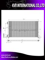 Auto Air Conditioning System Condenser For FIAT OEM 46821270