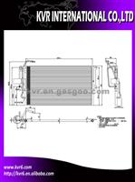Auto Air Condition Condenser For OPEL OEM 52485274 1850065 1618114 52499908