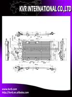 Auto Ac Condenser For BENZ OPEL OEM 1850111 93182213 13171592