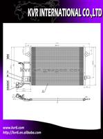 Parellel Flow Condenser For AUDI OEM 8D0260401G / 8D0260403G