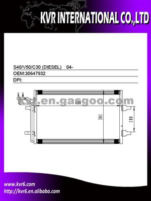 Parellel Flow A/C Condenser For VOLVO S40 II/V50/C30 Oem 30647932