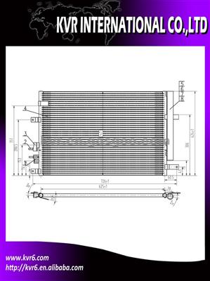 Air Conditioning System Condenser For ALFA ROMEO OEM 60694767