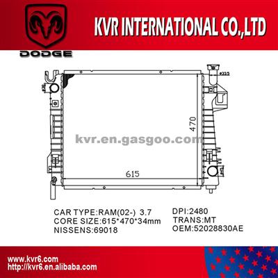 Passenger Car Radiator For DODGE RAM Pickup OEM 52028830AE/AG