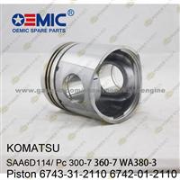 Komatsu SAA6D114 Engine Parts Liner Kits Overhaul Kits PISTON