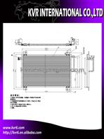 Auto Air Condition Condenser For SAAB OEM 52495585
