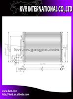 Auto Air Conditioning Condenser For PORSCHE OEM 99657311100 / 8FC 351 300 691