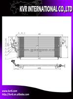 Car Air Condition Condenser For MITSUBISHI OEM MR360276/MR218428