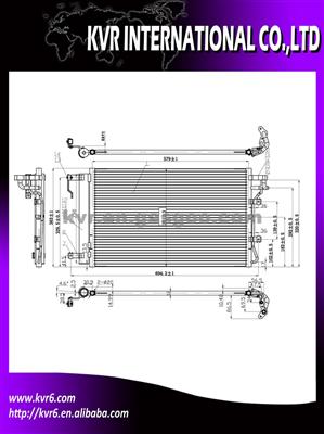 Auto Air Conditioning Condenser For KIA DPI 3347