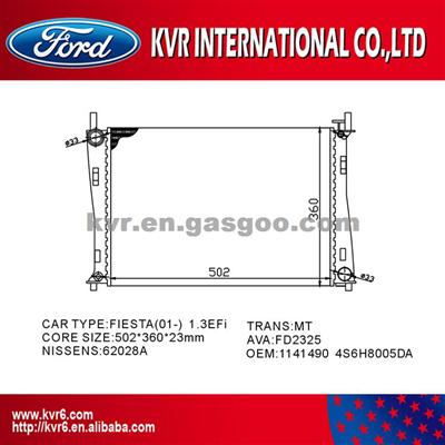 Performance Aluminum Radiator For FORD FIESTA 1.3 OEM 1141490/4S6H8005DA/C20115200