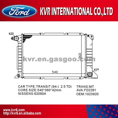 Radiator For FORD TRANSIT 2.5 TDI OEM 1023920/97VB8005AD