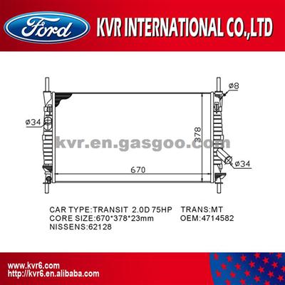 Auto Radiator For FORD TRANSIT 2.0 DI OEM 4714582/4C118005AB/AC