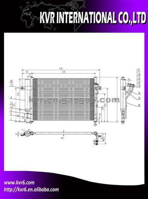 Condenser Manufacturer For HYUNDAI OEM 97606-1C300 97606-1C100