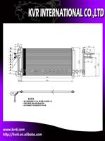 Good Quality AC Auto Aluminum Condenser For CHEVROLE OEM 52474647