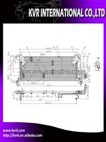 Auto Conditioning System Condenser For OPEL OEM 1618046/90508174/1618108/90511659/1618016/1850051/90486845