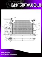 Auto Air Condition Condenser For VOLVO OEM 6848889-9/9171651/311013247