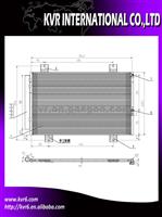 Aftermarket Ac Condenser For TOYOTA OEM 88460-48100