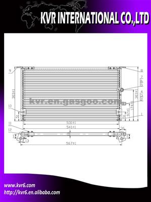 Ac Condenser For TOYOTA OEM 88460-35200 88460-35280