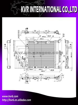 Ac Condenser For OPEL OEM 1850099 93178961 13129195