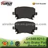 D1348-8213 Hi-Quality Brake Pad For AUDI A6 2010-2011/VOLKWAGEN PASSAT 2005-/TIGUAN 2007-/CC 2009-2014