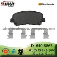 D1640-8867 High Quality Brake Pad For Dodge Dart 2013 Year
