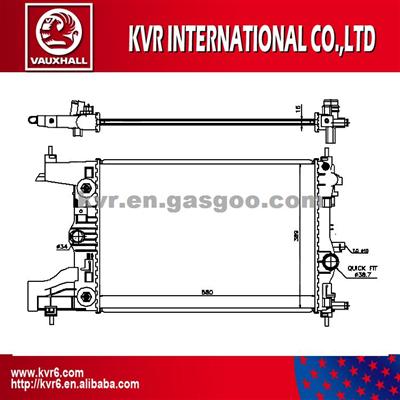 Performance Aluminum Radiator For VAUXHALL ASTRA J 1.6 I 16V OEM 1300300/13267652