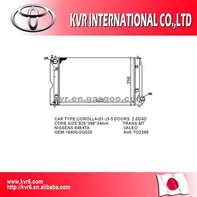 Mechanical Radiator For TOYOTA OEM 16400-0G020