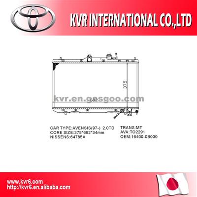 Cooling Radiator For TOYOTA OEM 16400-0B030