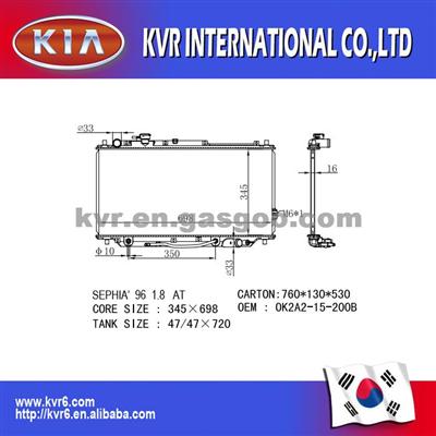 Radiator For Kia BESTA Box OK72A-15-200A