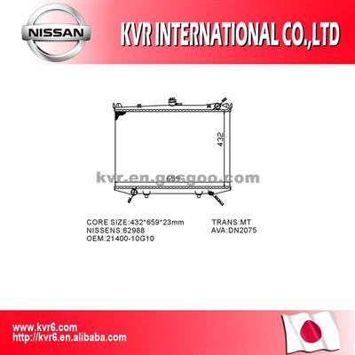 Radiator Manufacturer For NISSAN OEM 21400-10G10/10G00