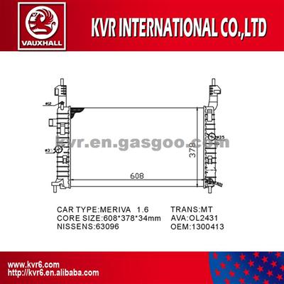 Passenger Car Radiator For VAUXHALL MERIVA A 1.4 I 16V OEM 1300252/1300253/1300413