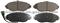 D1633-8849 Front Brake Pad For 2012 Volkswagen Passat CC - img2