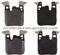 D1656-8885 Rear Brake Pad For 2013 BMW 335i Sport - img2