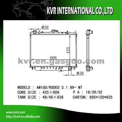 Car Cooling System Radiator For ISUZU OEM 8524788110