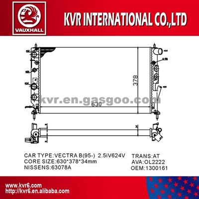 Cooling Radiator For VAUXHALL VECTRA B 2.5 I V6 24V OEM 1300161/52464543/52464553