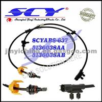 NEW ABS WHEEL SPEED SENSOR REAR RIGHT OR LEFT FITS FOR DODGE CHRYSLER 2005-2007 OE 5136038AA 5136038AB
