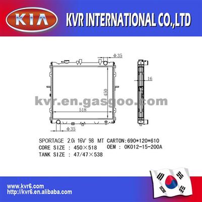 Kia Radiator For SPORTAGE OK012-15-200A