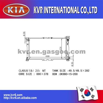 Kia Radiator For CLARUS OK9B0-15-200