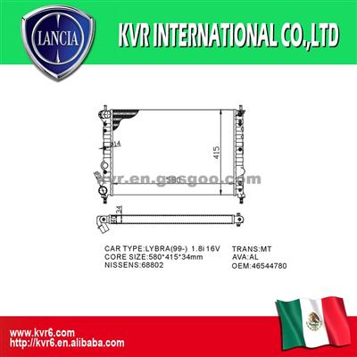 Car Cooling System Radiator For LANCIA OEM 46544780