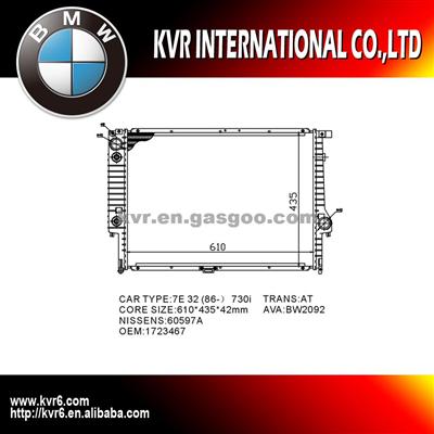 Competitive Price Radiator For BMW 5 E34/7 E32 OEM 1468080