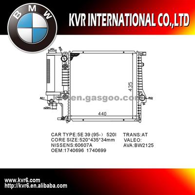 Auto Cool Radiator For BMW 5 E39 OEM 1740699