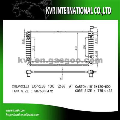 Competitive Price Radiator For TOYOTA DPI 1489