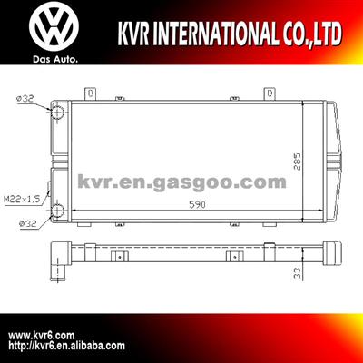 Mechanical Auto Radiator For VOLKSWAGEN CADDY OEM 443511157102